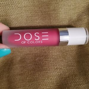 DOSE of color strawberry pop liquid matte lipstick